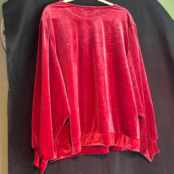 Winter Ellos Batwing Sleeve Velour Size 22/24 - Picture 6 of 7